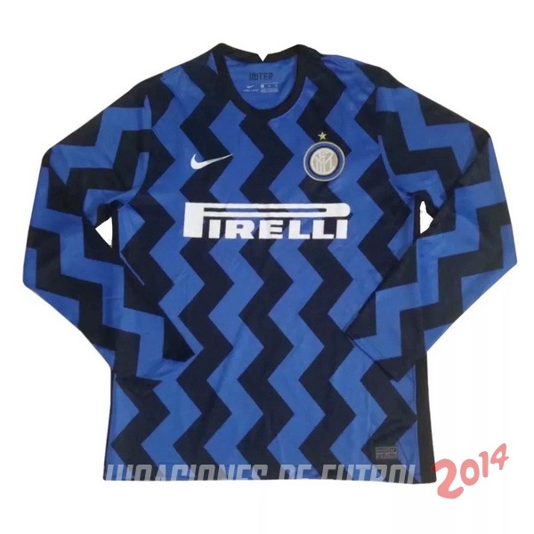 Camiseta Del Inter Milan Manga Larga Primera 2020/2021