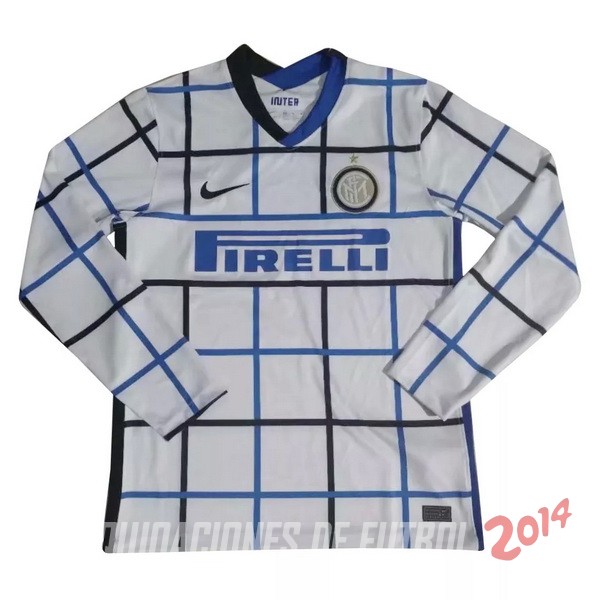 Camiseta Del Inter Milan Manga Larga Segunda 2020/2021
