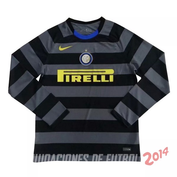 Camiseta Del Inter Milan Manga Larga Tercera 2020/2021