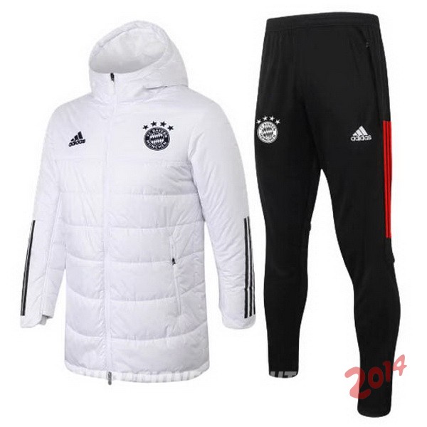 Chaqueta Abajo Conjunto Completo Bayern Munich Blanco 2020/2021