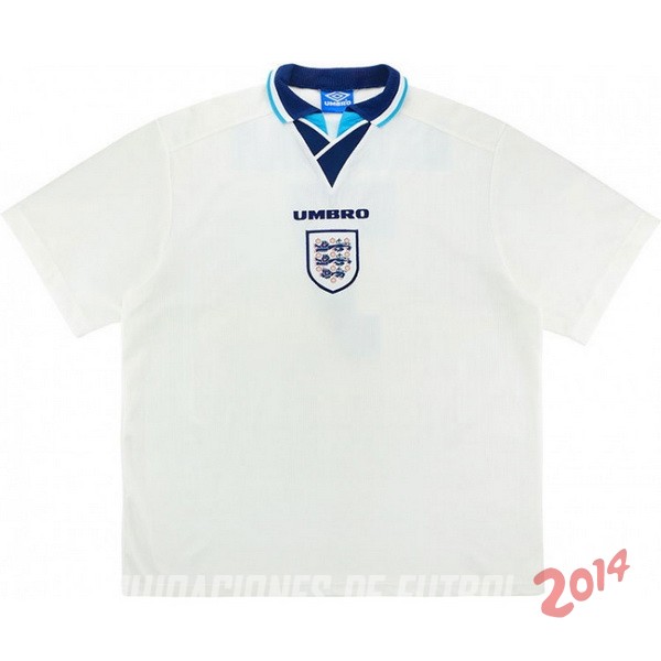 Retro Camiseta De Inglaterra de la Seleccion Primera 1996