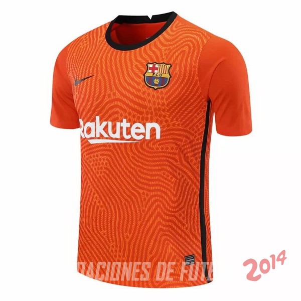 Camiseta Del Barcelona Portero 2020/2021 Naranja