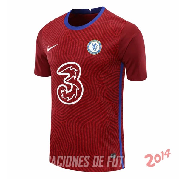 Camiseta De Portero Chelsea de la Seleccion 2020/2021 Borgona