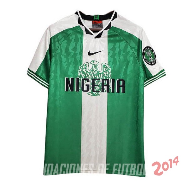 Retro Camiseta Nigeria de la Seleccion Primera 1996