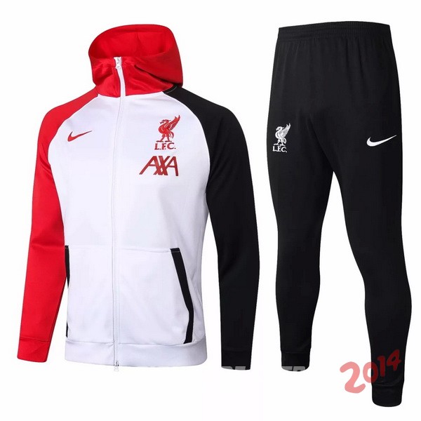 Chaqueta Con Capucha Liverpool Rojo Blanco Negro 2020/2021