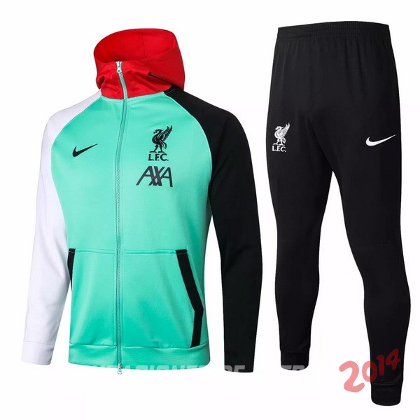 Chaqueta Con Capucha Liverpool Verde Negro 2020/2021