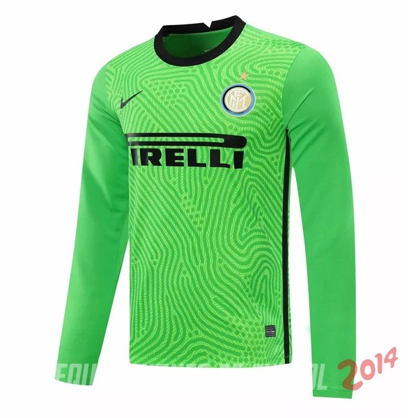 Camiseta Del Inter Milán Manga Larga Portero 2020/2021 Verde