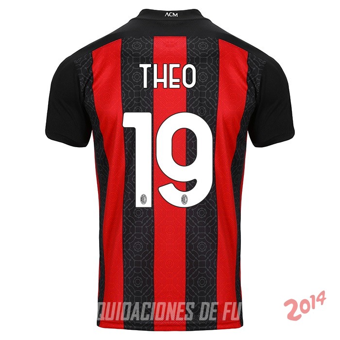 Theo de Camiseta Del AC Milan Primera Equipacion 2020/2021