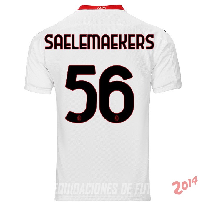Saelemaekers de Camiseta Del AC Milan Segunda Equipacion 2020/2021