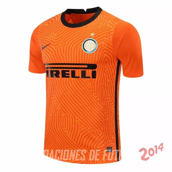 Camiseta Del Inter Milán Portero 2020/2021 Naranja