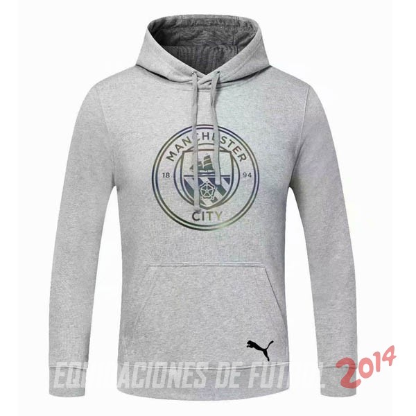 Sudaderas Con Capucha Manchester City Gris 2020/2021