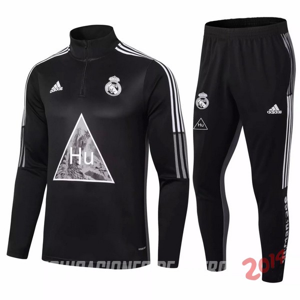 Chandal Real Madrid Negro Gris 2020/2021