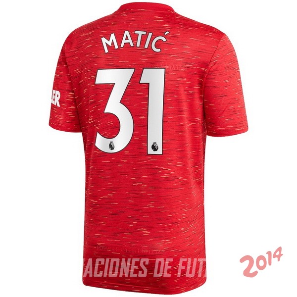 Matic Camiseta Del Manchester United Primera 2020/2021