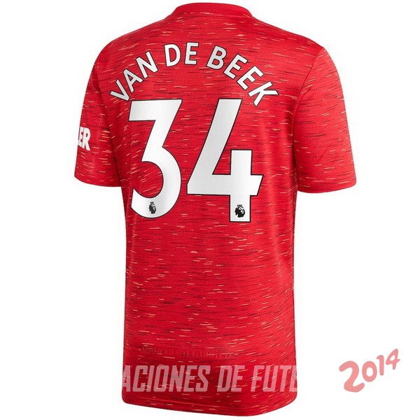 Van De Beek Camiseta Del Manchester United Primera 2020/2021