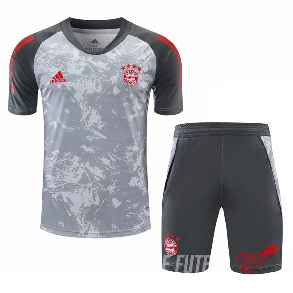 Entrenamiento Bayern Múnich Conjunto Completo 2020/2021 Gris Negro