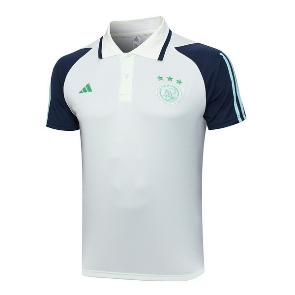 Polo Ajax 2023-2024 Blanco Azul