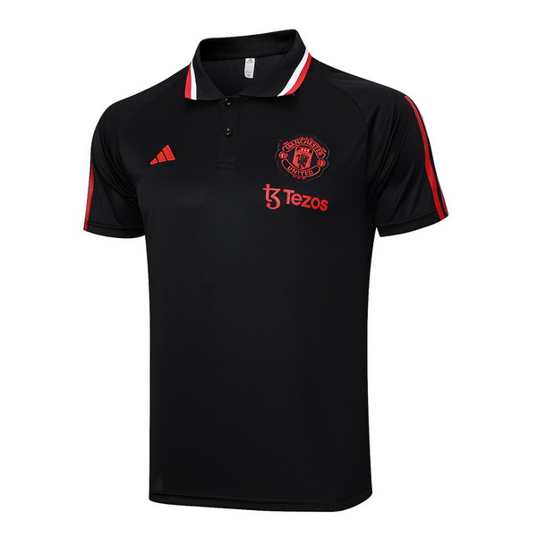 Polo Manchester United 2023-2024 Negro Rojo