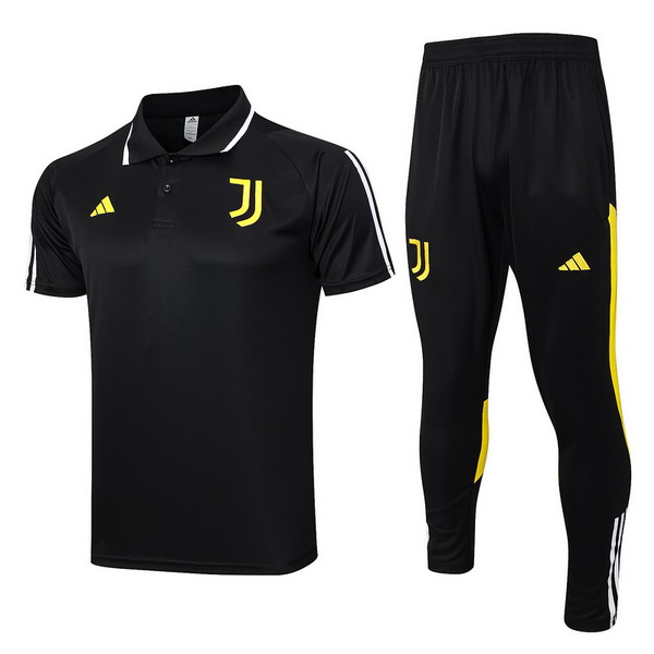 Polo Conjunto Completo Juventus 2023-2024 Negro Amarillo