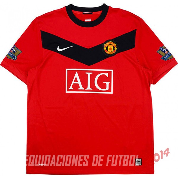 Retro Camiseta De Manchester United Manga Larga Primera 2009/2010