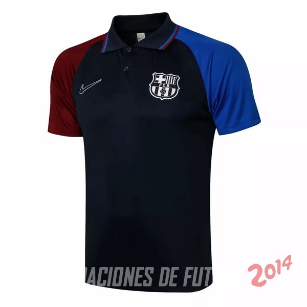 Polo Barcelona 2021/2022 Nero Rojo Blu