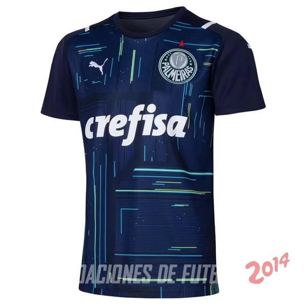 Camiseta Del Palmeiras Portero Primera 2021/2022 Blu