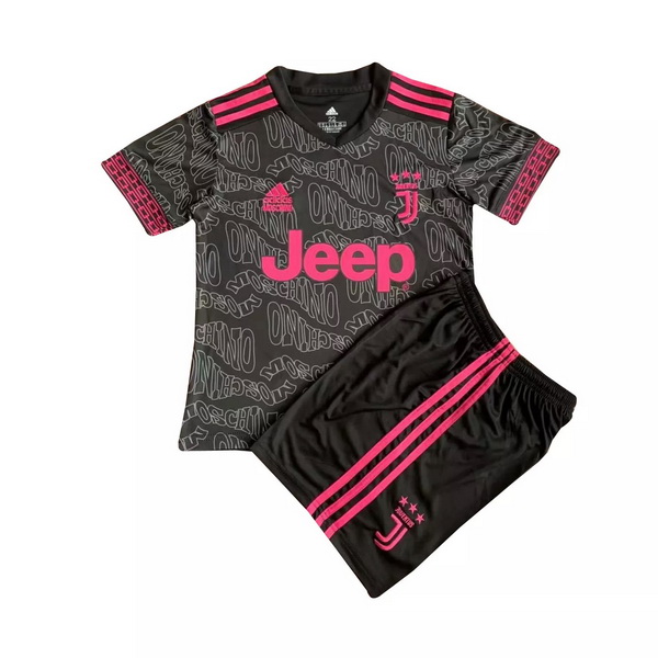 Camiseta Del Conjunto Completo Juventus Nino Especial 2020/2021 Nero Rosa