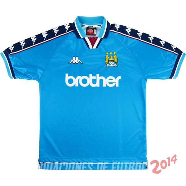 Retro Camiseta De Manchester City de la Seleccion Primera 1997/1999