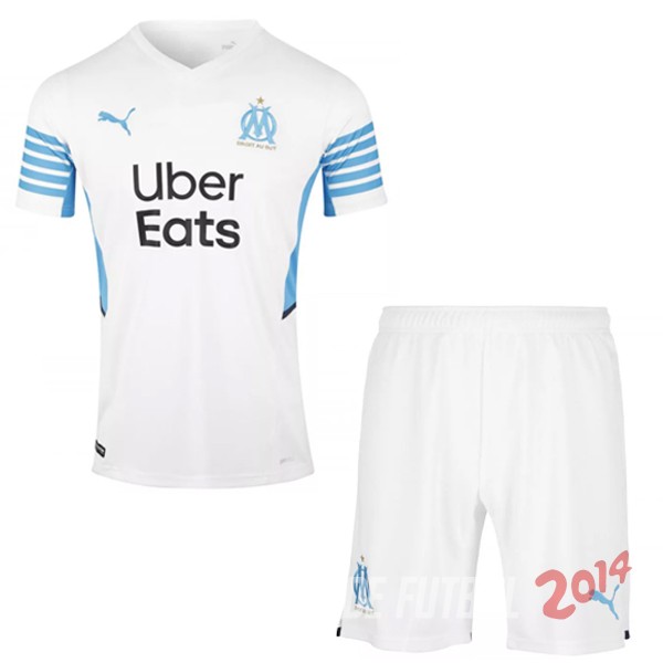 Camiseta Del Conjunto Completo Marseille Nino Primera Equipacion 2021/2022
