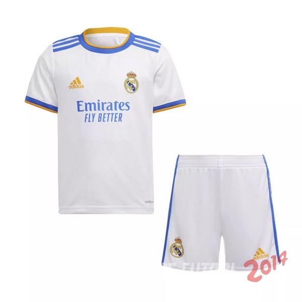 Camiseta Real Madrid Conjunto Completo Ninos Primera 2021/2022