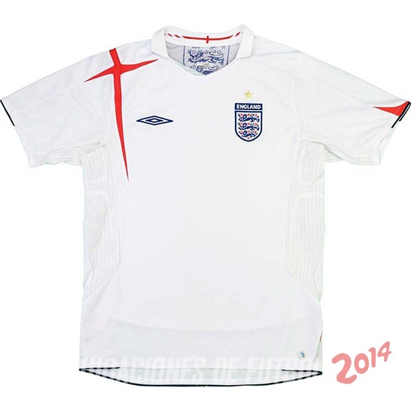 Retro Camiseta De Inglaterra de la Seleccion Primera 2006