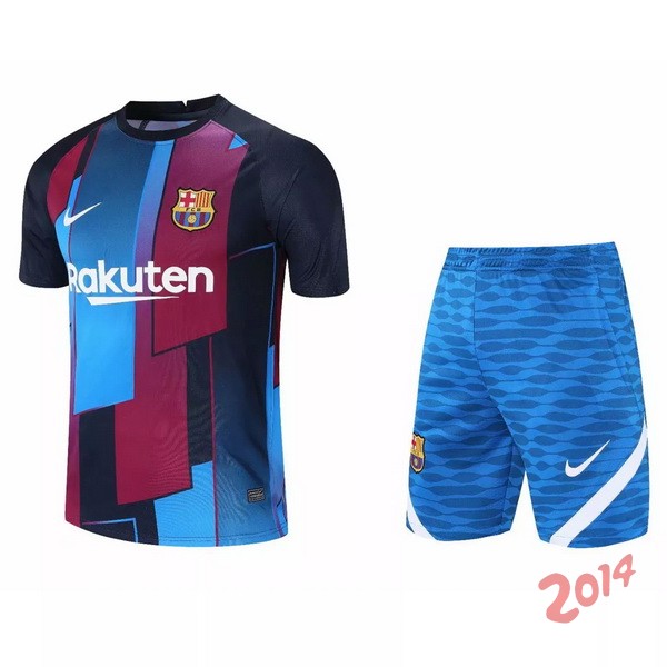 Entrenamiento Barcelona Conjunto Completo 2021/2022 Azul Rojo