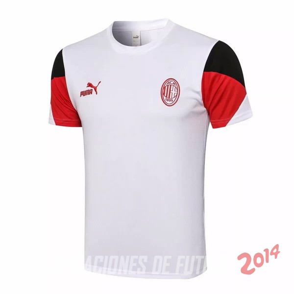 Entrenamiento AC Milan 2021/2022 Blanco Negro Rojo