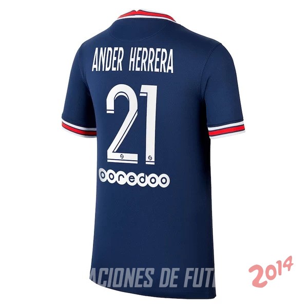 NO.21 Ander de Camiseta Del Paris Saint Germain Primera Equipacion 2021/2022