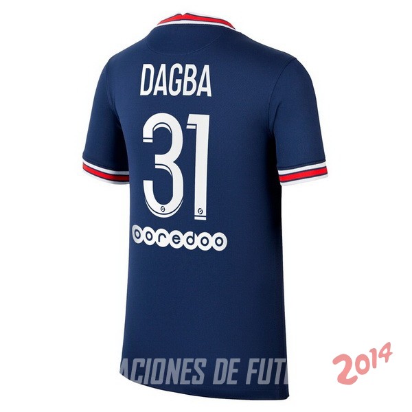 NO.31 Dagba de Camiseta Del Paris Saint Germain Primera Equipacion 2021/2022