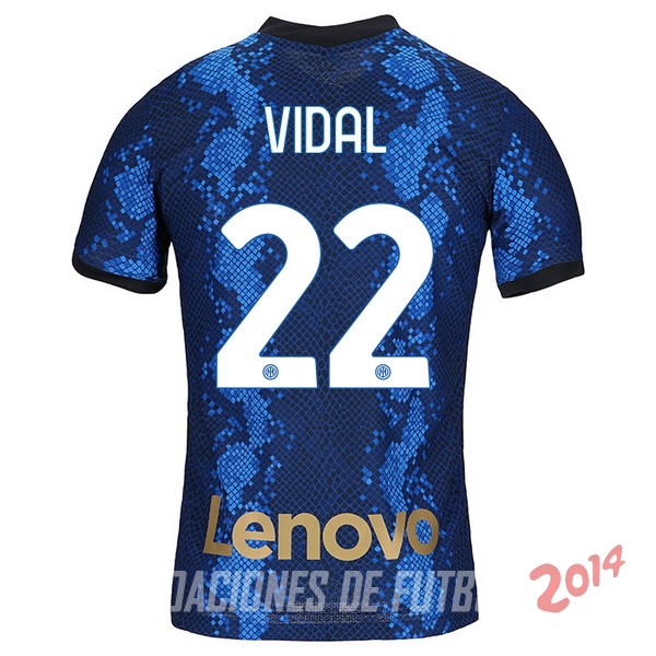 NO.22 Vidal De Camiseta Del Inter Milan Primera 2021/2022