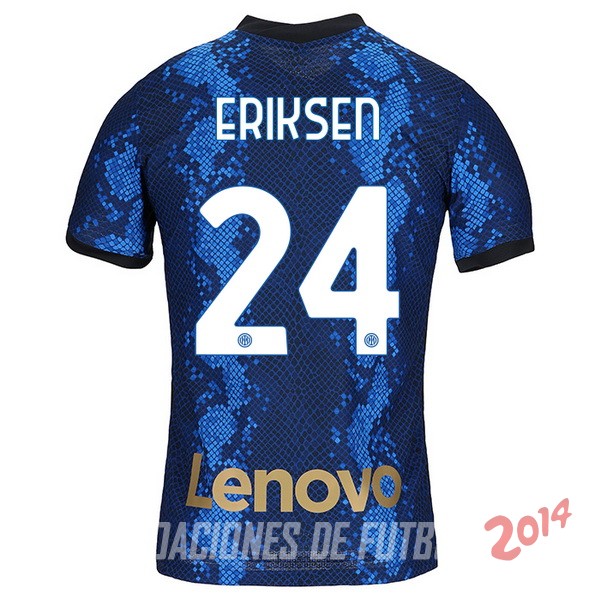 NO.24 Eriksen De Camiseta Del Inter Milan Primera 2021/2022