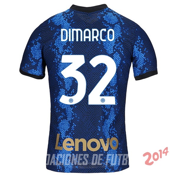 NO.32 Dimarco De Camiseta Del Inter Milan Primera 2021/2022