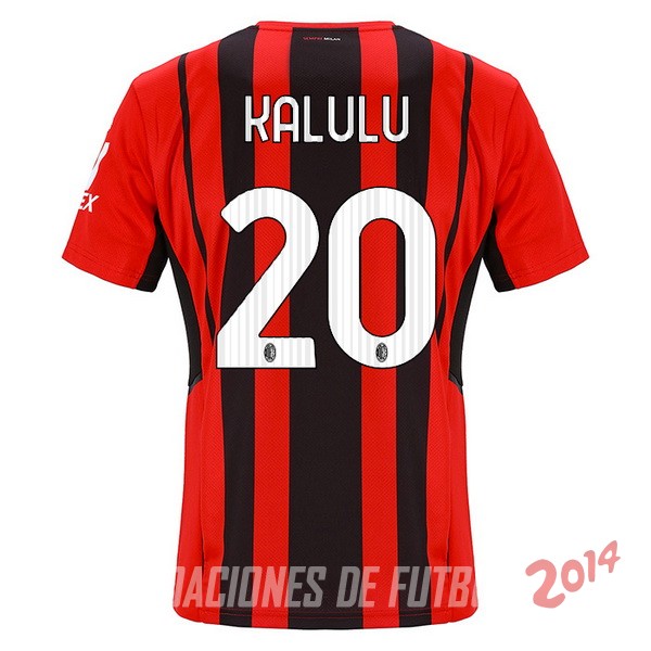 NO.20 Kalulu De Camiseta Del AC Milan Primera 2021/2022