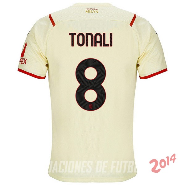 NO.8 Tonali De Camiseta Del AC Milan Segunda 2021/2022