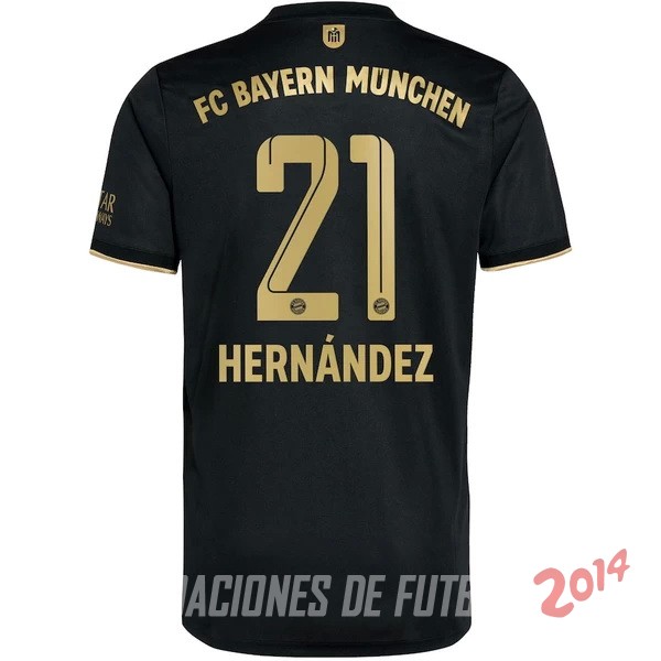 NO.21 Hernández De Camiseta Del Bayern Munich Segunda 2021/2022