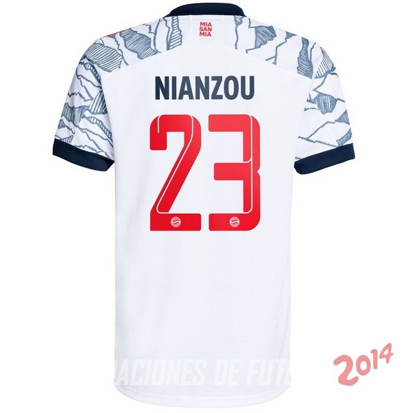NO.23 Nianzou De Camiseta Del Bayern Munich Tercera2021/2022