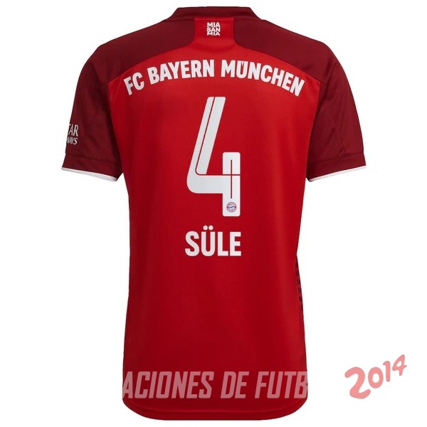 NO.4 Sule De Camiseta Del Bayern Munich Primera 2021/2022