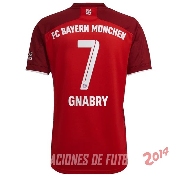 NO.7 Gnabry De Camiseta Del Bayern Munich Primera 2021/2022