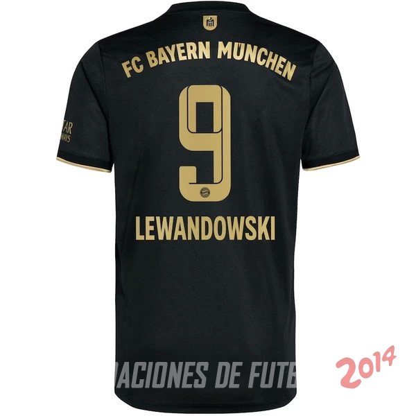 NO.9 Lewandowski De Camiseta Del Bayern Munich Segunda 2021/2022