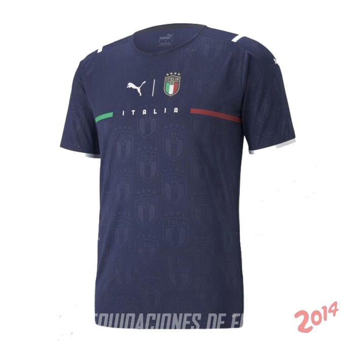 Camiseta De Italia Portero 2021 Azul