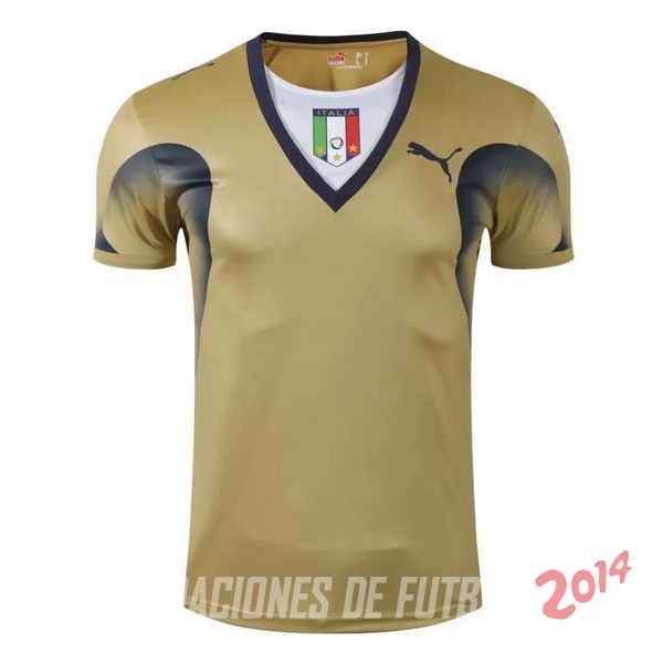 Retro Camiseta De Italia de la Seleccion Primera Portero 2006