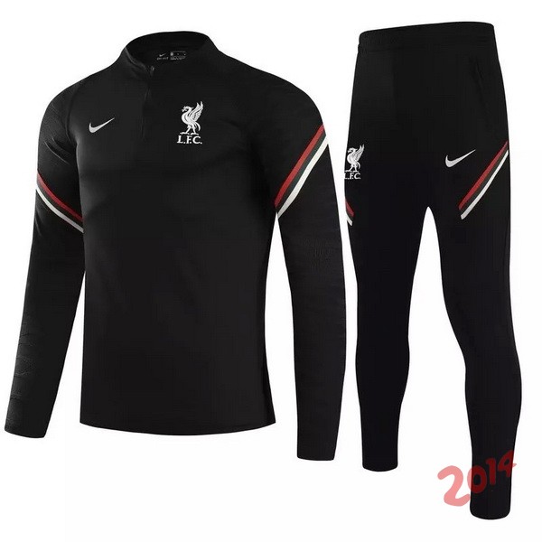 Chandal Ninos Liverpool Negro Rojo Blanco 2021/2022