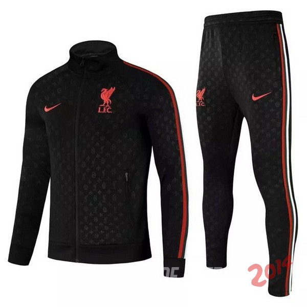 Chandal Ninos Liverpool Negro Rojo 2021/2022