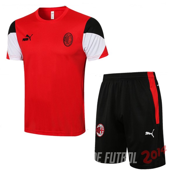 Entrenamiento AC Milan Conjunto Completo 2021/2022 I Rojo Negro Blanco