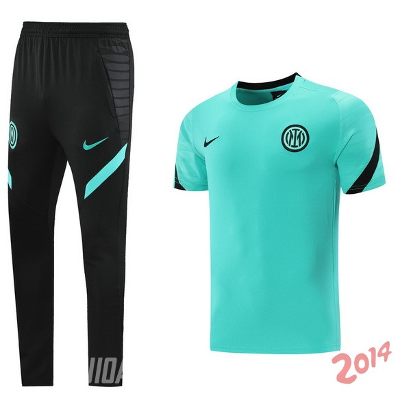 Entrenamiento Inter Milan Conjunto Completo 2021/2022 Negro Verde